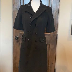 Banana Republic , Black , Pea Coat